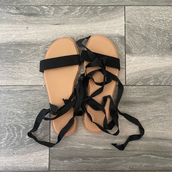 ASOS sandals.Women #9.Used.brown and black - Picture 1 of 2